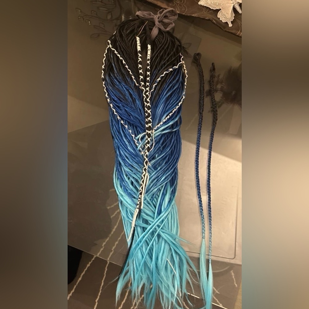 66 double ended twist and seal synthetic dreadlocks
  Full set + extras ( NEW )